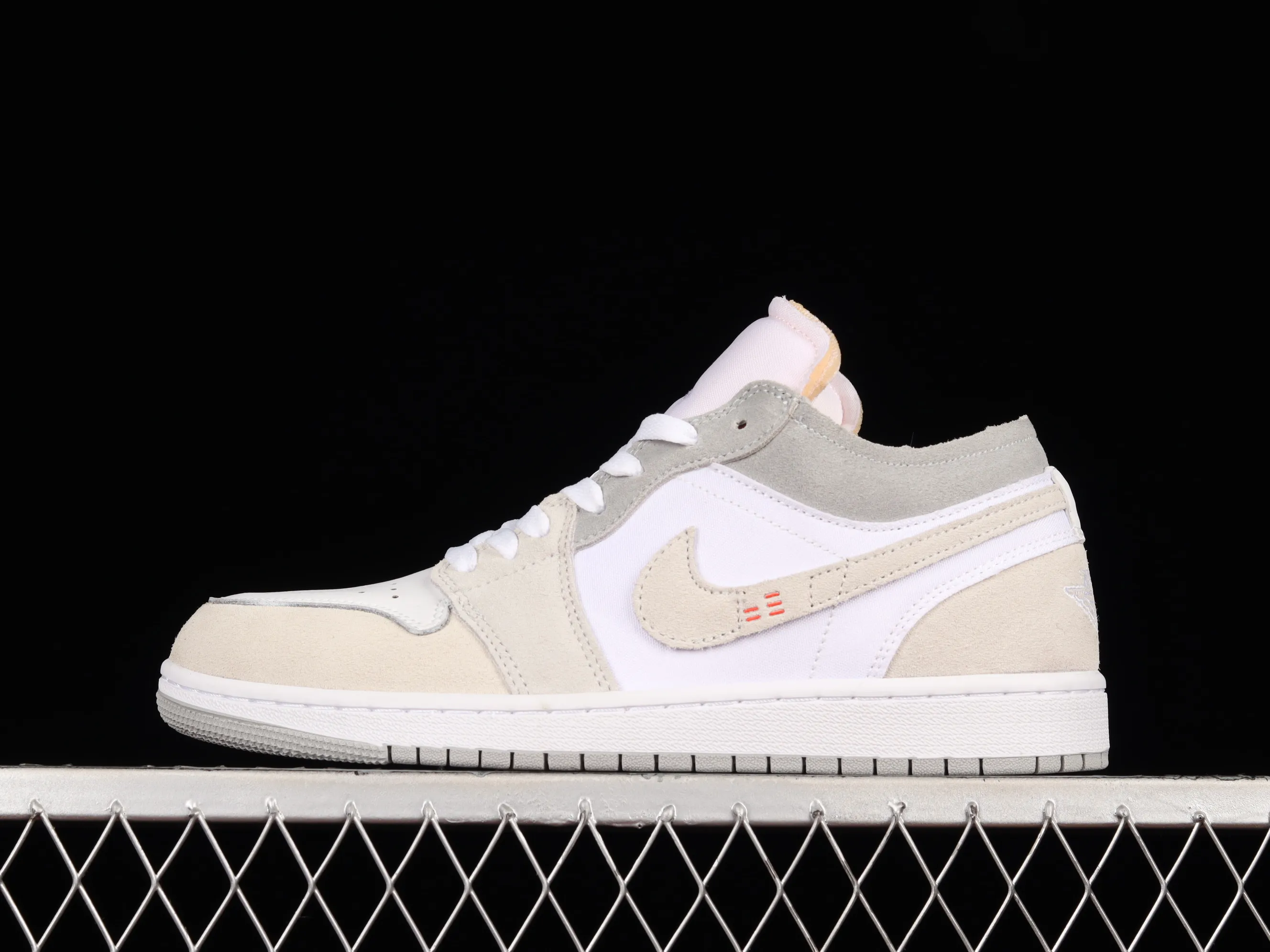 All categories Air Jordan Jordan series basketball shoes Air Jordan 1 Low Z version Air Jordan 1 Low "White and Phantom" AJ1 Joe 1 rice white retro culture and leisure sports sneakers DN1635-100